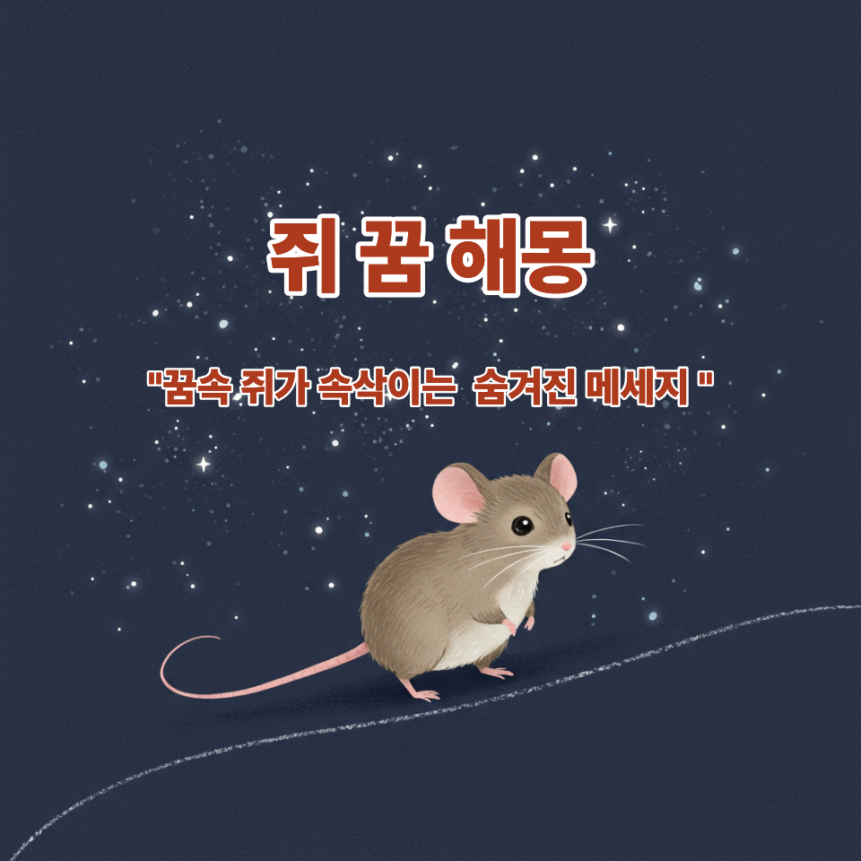 쥐 꿈 해몽